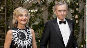 Bernard Arnault and wife