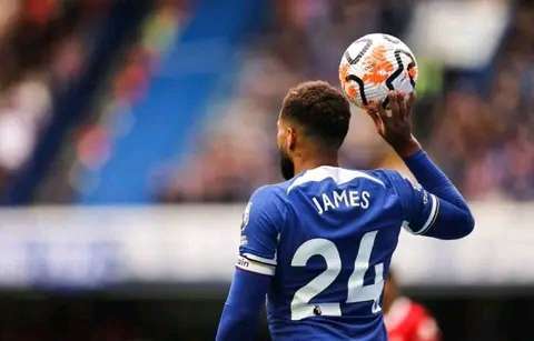 Breaking news: Recce James injured again after picking up a fresh hamstring injury against Liverpool. 1