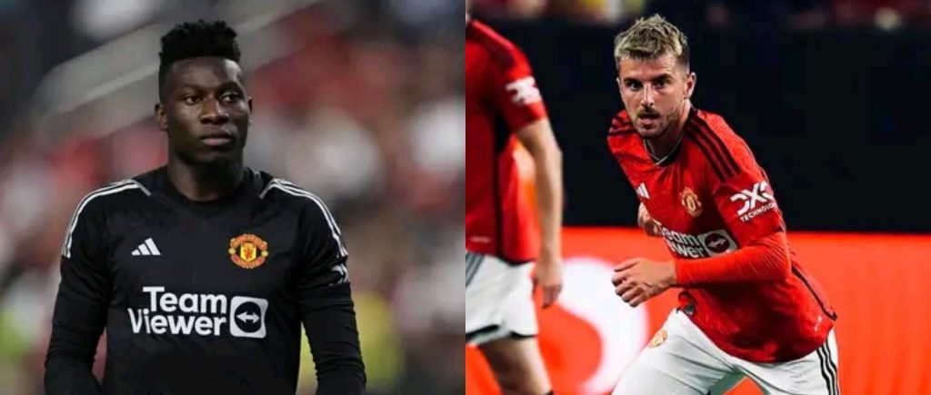 United fans furious at Onana and Mount after awful performance despite friendly win. 9
