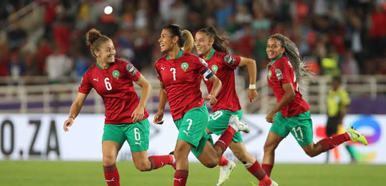 Morocco join Nigeria and S.Africa in the last 16 FIFA women's world cup. 2