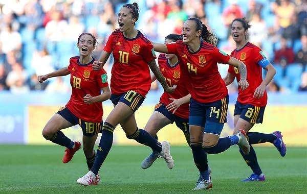 Spain and Japan advance to the FIFAWC quarter finals. 2