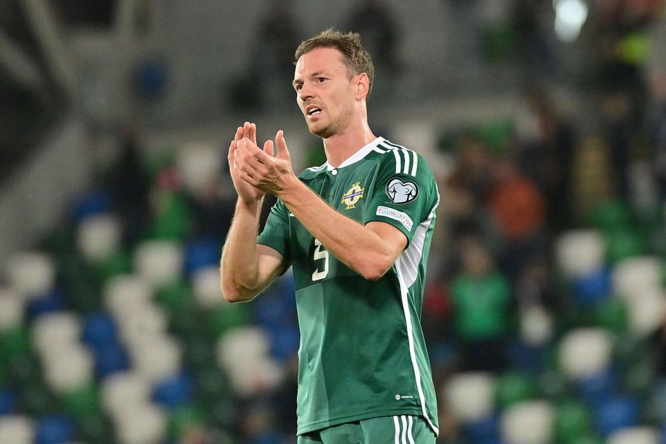 Northern Ireland's Jonny Evans has retired from international football. 1